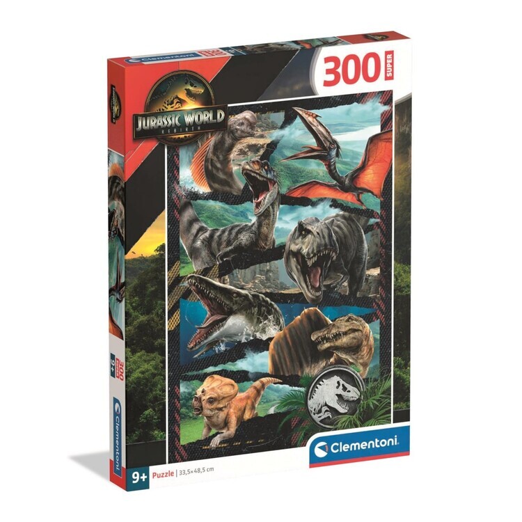 CLEMENTONI Puzzle Jurassic World, 300 ks
