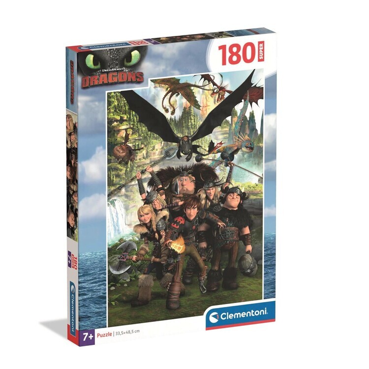 CLEMENTONI Puzzle How to Train Your Dragon, 180 ks