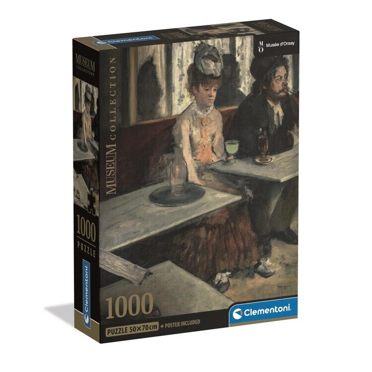 CLEMENTONI Puzzle Edgar Degas – Dans un café, 1000 ks