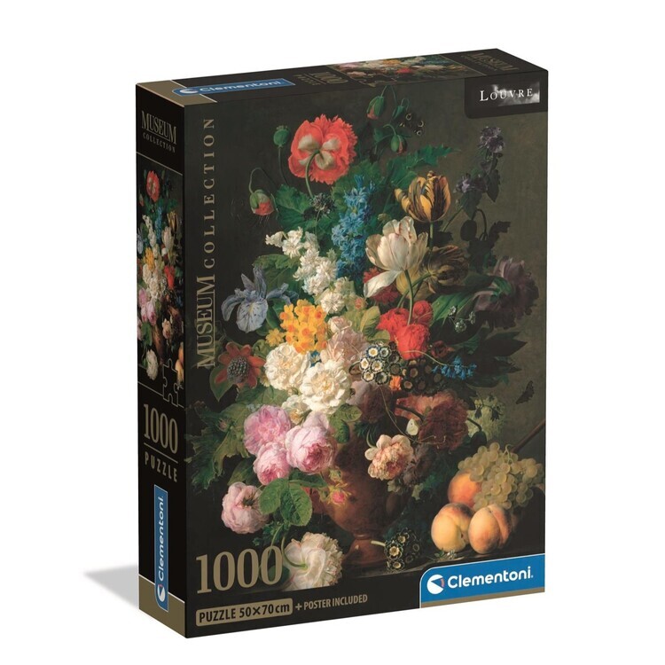 CLEMENTONI Puzzle Jan Brueghel the Elder – Bowl of Flowers, 1000 ks