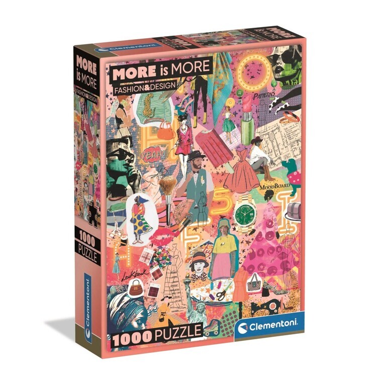 CLEMENTONI Puzzle More Is More: Fashion & Design, 1000 ks