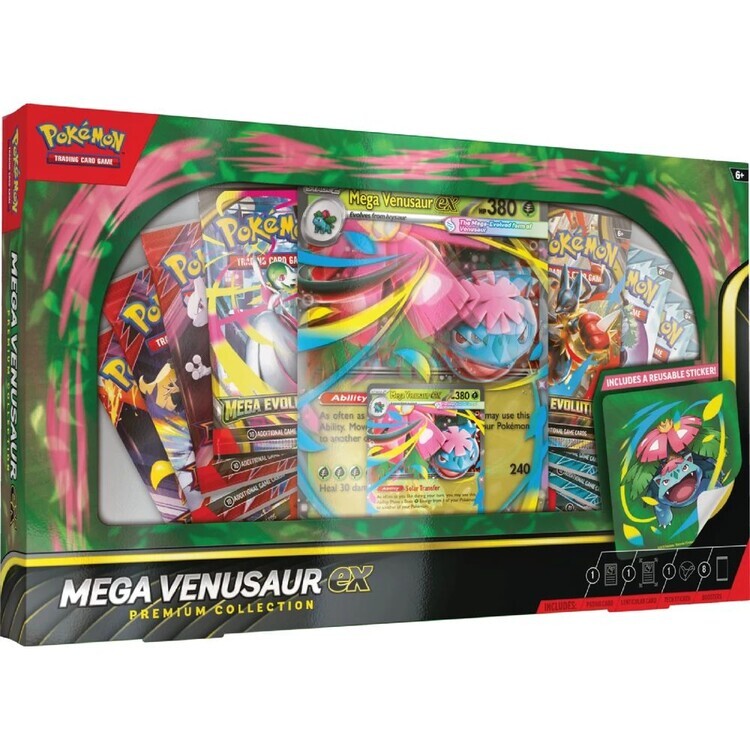 ADC Blackfire Pokémon TCG: Mega Venusaur ex Premium Collection