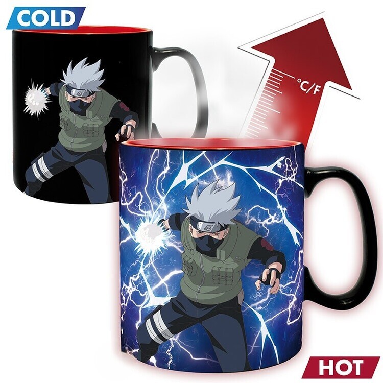 ABY STYLE Měnící hrnek Naruto Shippuden - Kakashi/Itachi, 0,46 l
