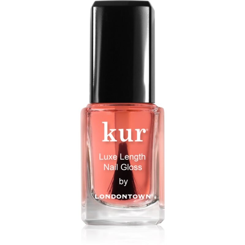LONDONTOWN Kur Luxe Length Nail Gloss posilující lak pro slabé a poškozené nehty 12 ml