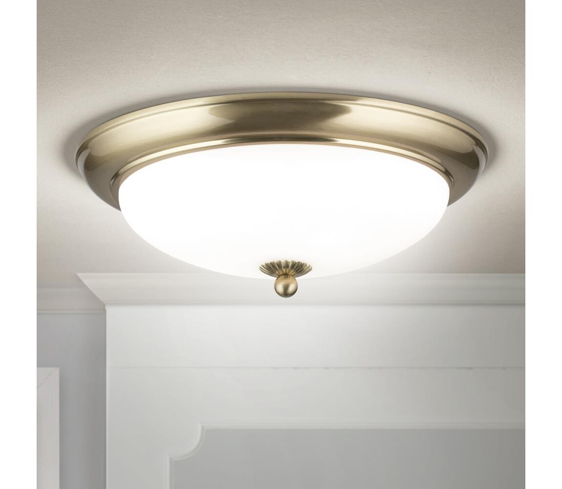 Orion - Stropní svítidlo EMPIRA 2xE27/40W/230V pr. 35,5 cm mosaz DL 7-792/35 MS-matt