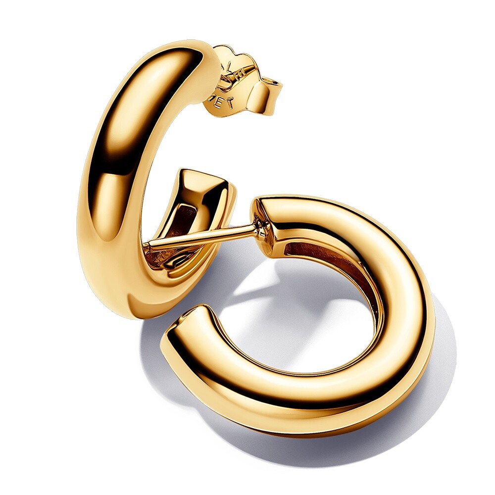 Pandora Nadčasové pozlacené kruhy Essence Shine 263266C00