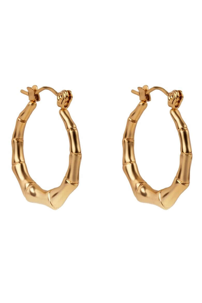 Emily Westwood Pozlacené kruhové náušnice Grace Cascade EWE250198G