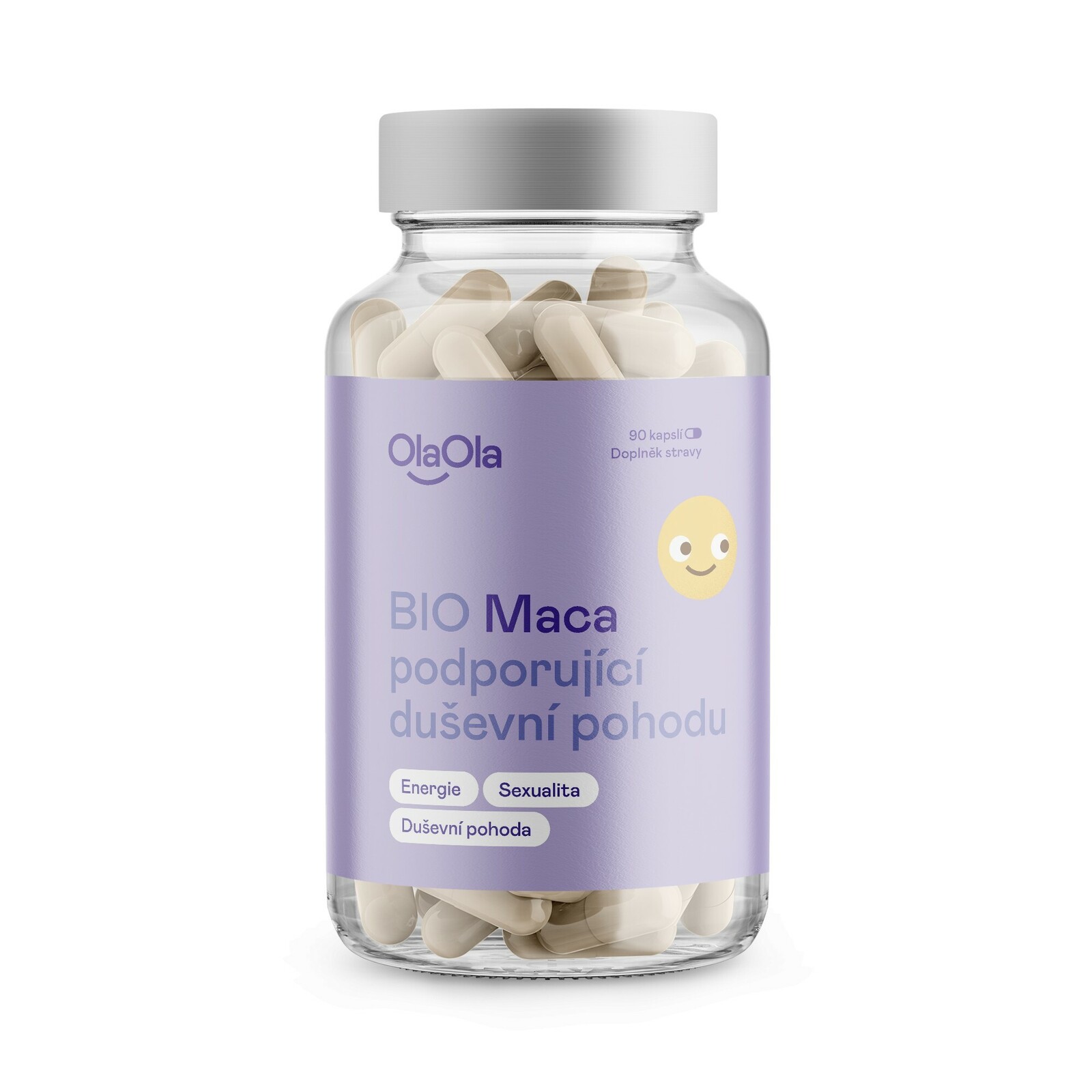 OlaOla BIO Maca podporující duševní pohodu 90 kapslí