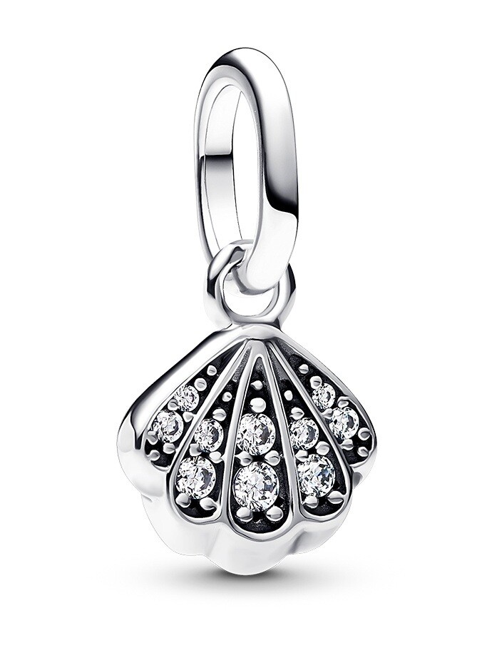 Pandora Stříbrný visací přívěsek Mušle Moments 793855C01