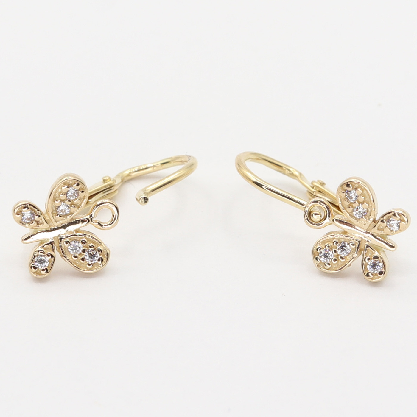 Zlaté náušnice C2748W