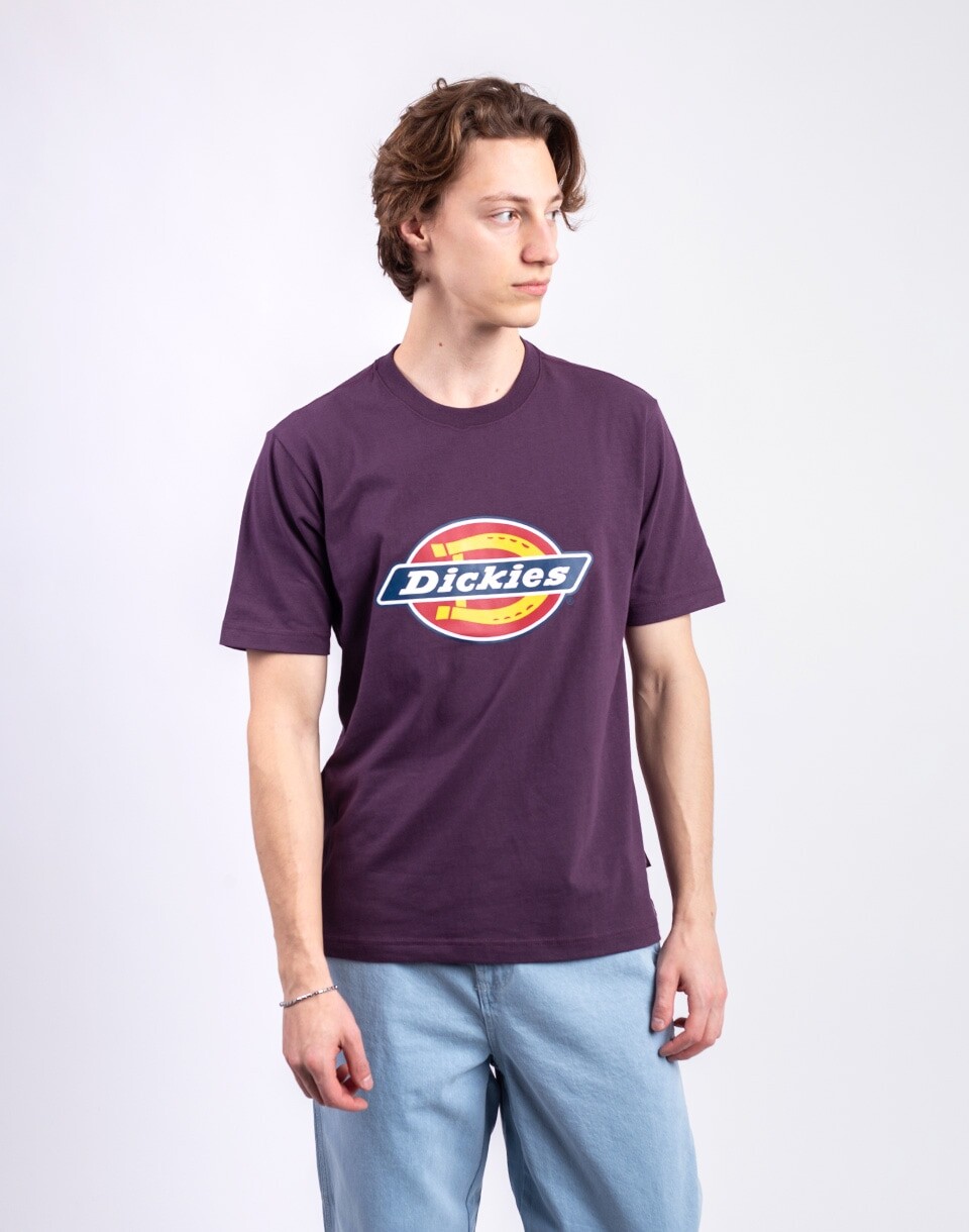 Dickies Icon Logo Tee Plum Perfect M