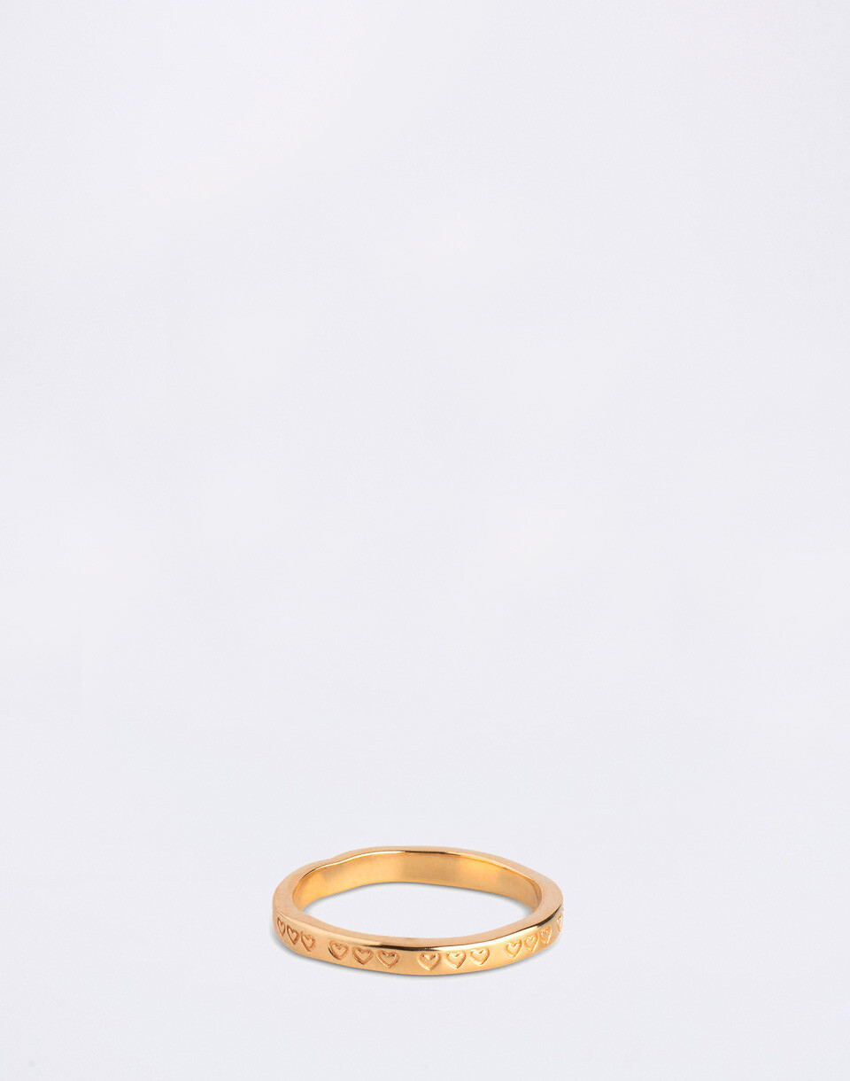 ENAMEL Copenhagen Ring, Heart 925S/GP 52