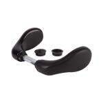 LOCINOX 3006CB – hliníková klika na dveře a křídlové branky, délka 98 mm, černá