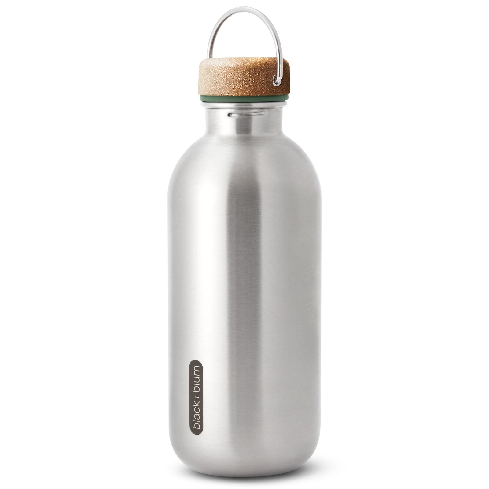 Láhev na vodu 600 ml, olivová, nerezová ocel, Black+Blum