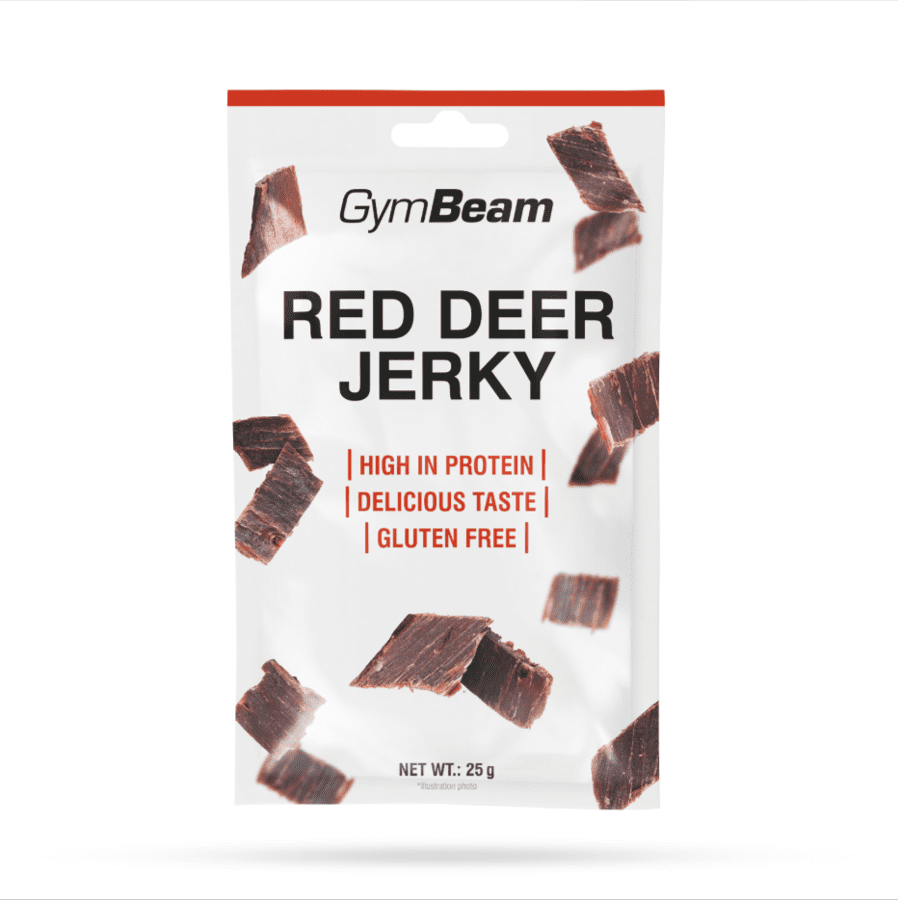 GymBeam Red deer jerky
