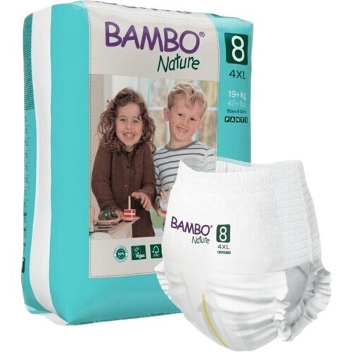 Bambo Nature Pants 8 navlékací dětské plenkové kalhotky 19+ kg 16ks