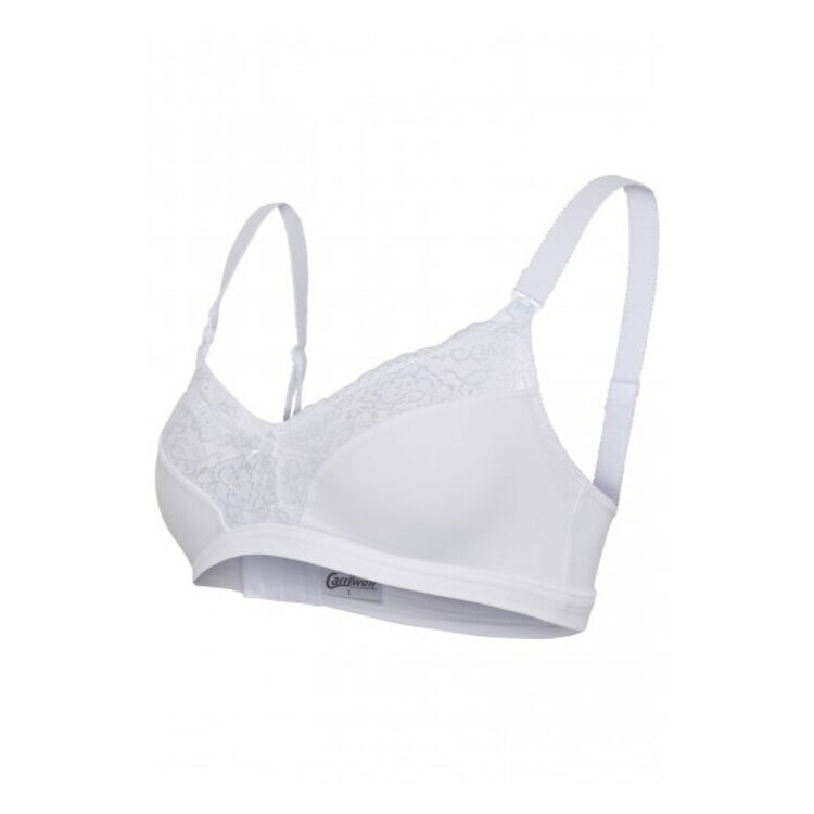 CARRIWELL Krajková mateřská a kojicí podprsenka bílá vel. VII
