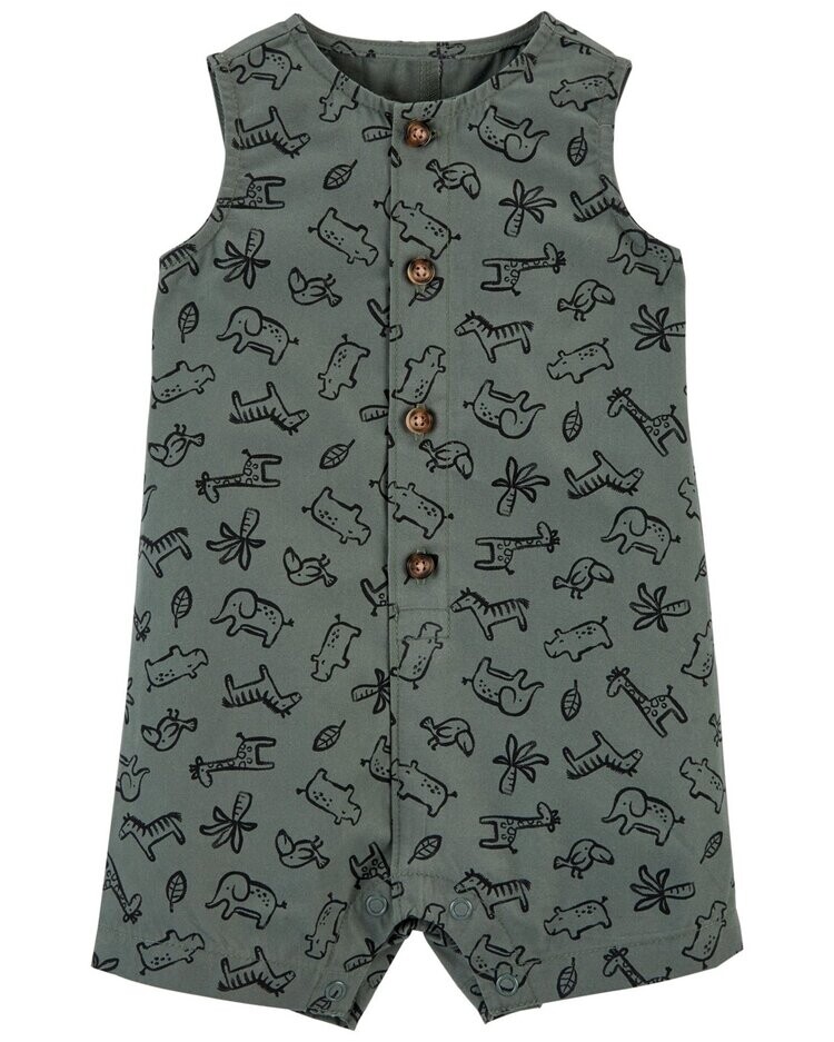 CARTER'S Overal bez rukávů Green chlapec NB/ vel. 56