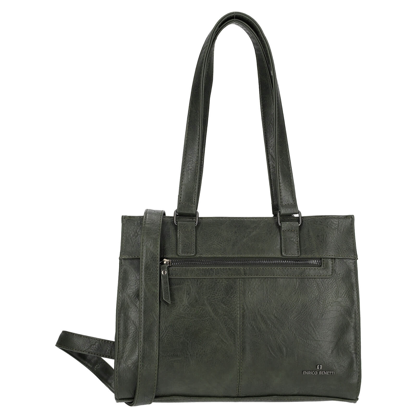 Elegantní dámská kabelka Enrico Benetti Marlana - tmavě zelená