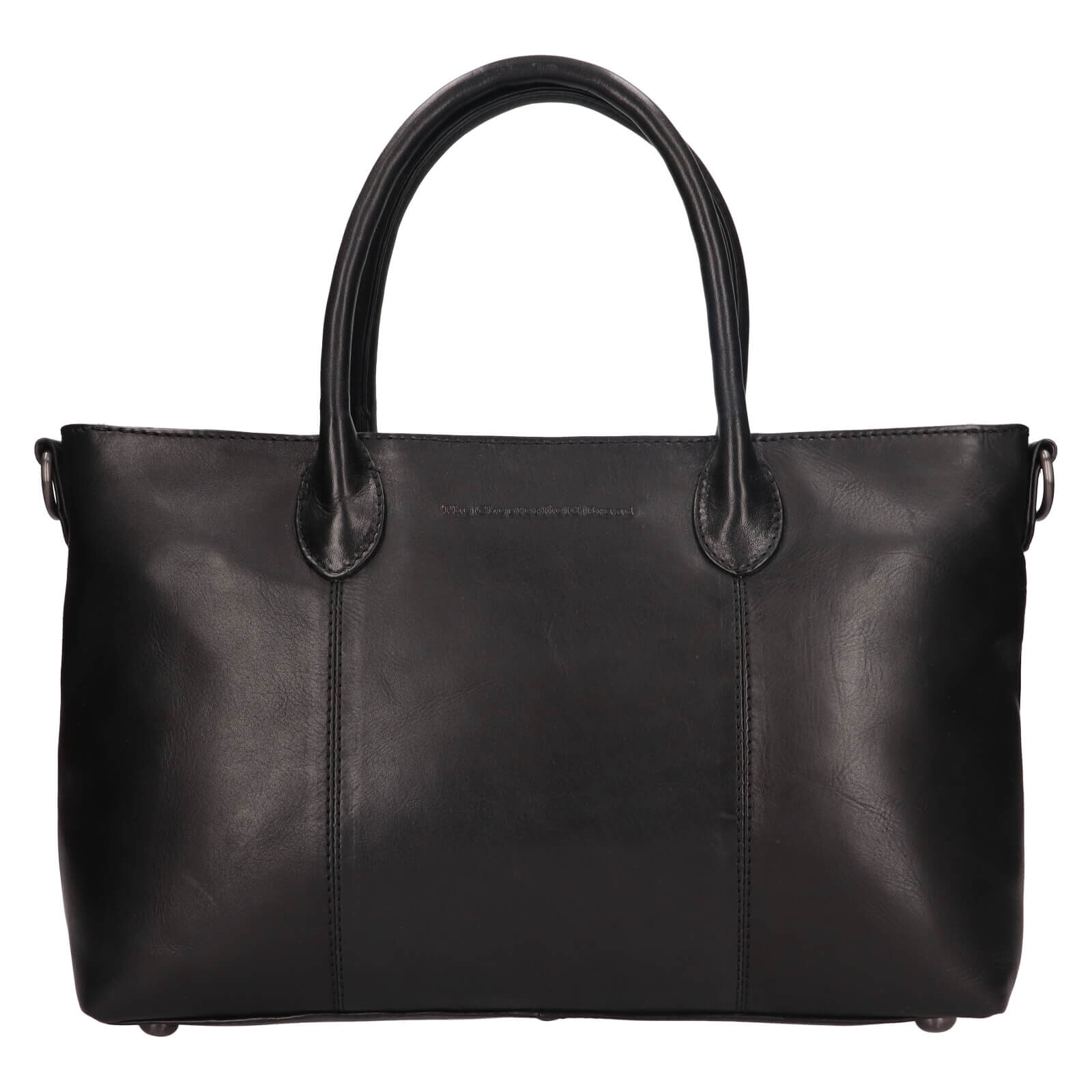 Dámská kožená shopper kabelka The Chesterfield Brand Pergamino - černá