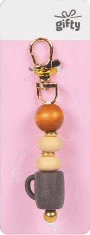 Gifty - silikonový přívesek KÁVA