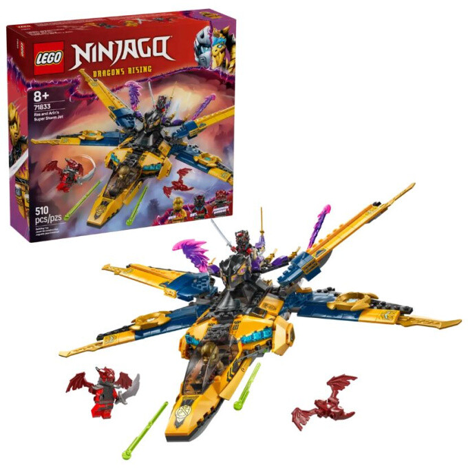 LEGO® NINJAGO® 71833 Ras, Arin a superbouřkové letadlo - II. jakost