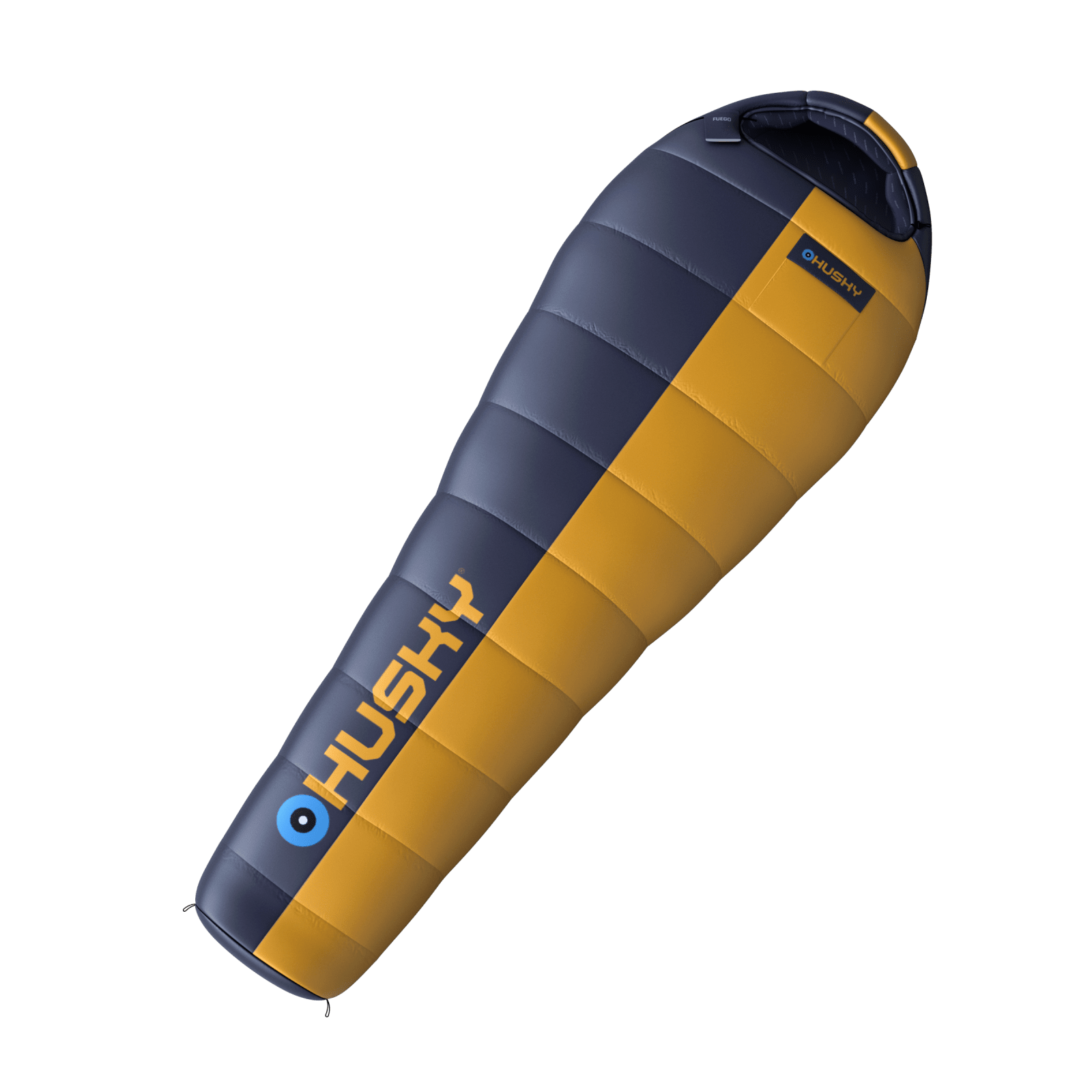 Husky Thermopro letní spacák Fuego -5°C blue/mustard Velikost: OneSize