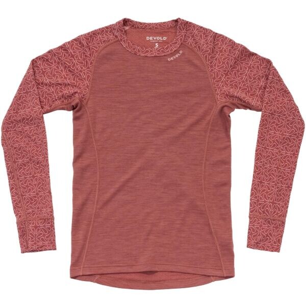 Devold DUO ACTIVE MERINO 205 Dámské termo triko, červená, velikost