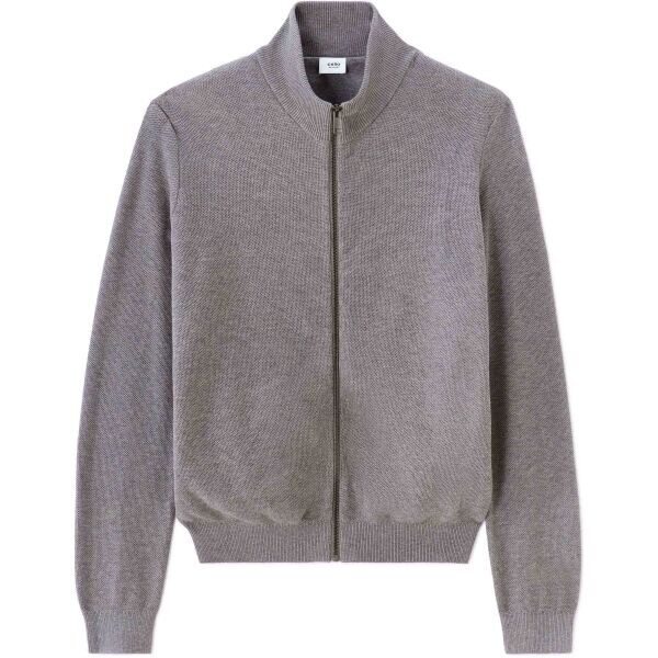 CELIO MELIMZIP Pánský svetr, šedá, velikost