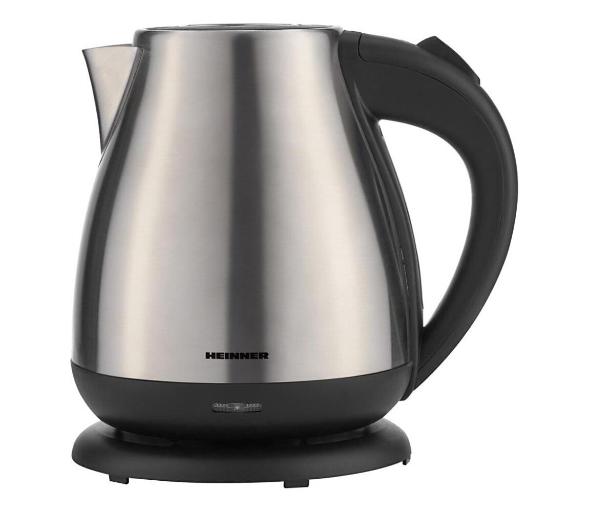 Heinner HEK-17IX - Rychlovarná konvice 1,7 l 2200W/230V matný chrom/černá HEK-17IX