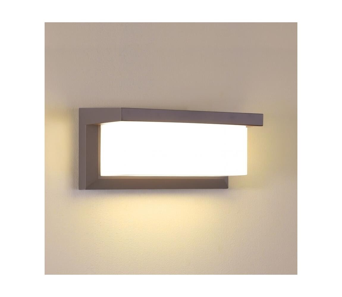 Brilagi - Venkovní nástěnné svítidlo BRICKY 1xE27/60W/230V hnědá IP54 BRI545