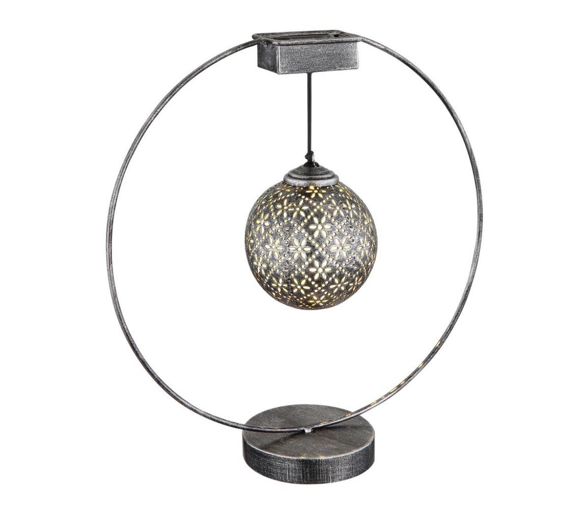 Globo 36618 - Solární svítidlo LED/0,06W/1,2V stříbrná IP44 36618