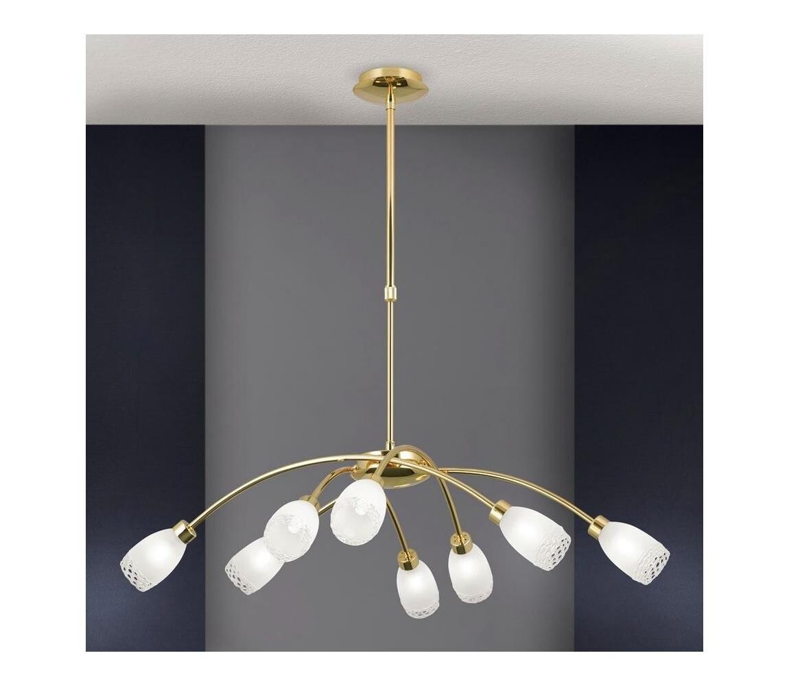 Orion - Lustr na tyči CARLA 8xG9/28W/230V zlatá LU 1672/8 MS