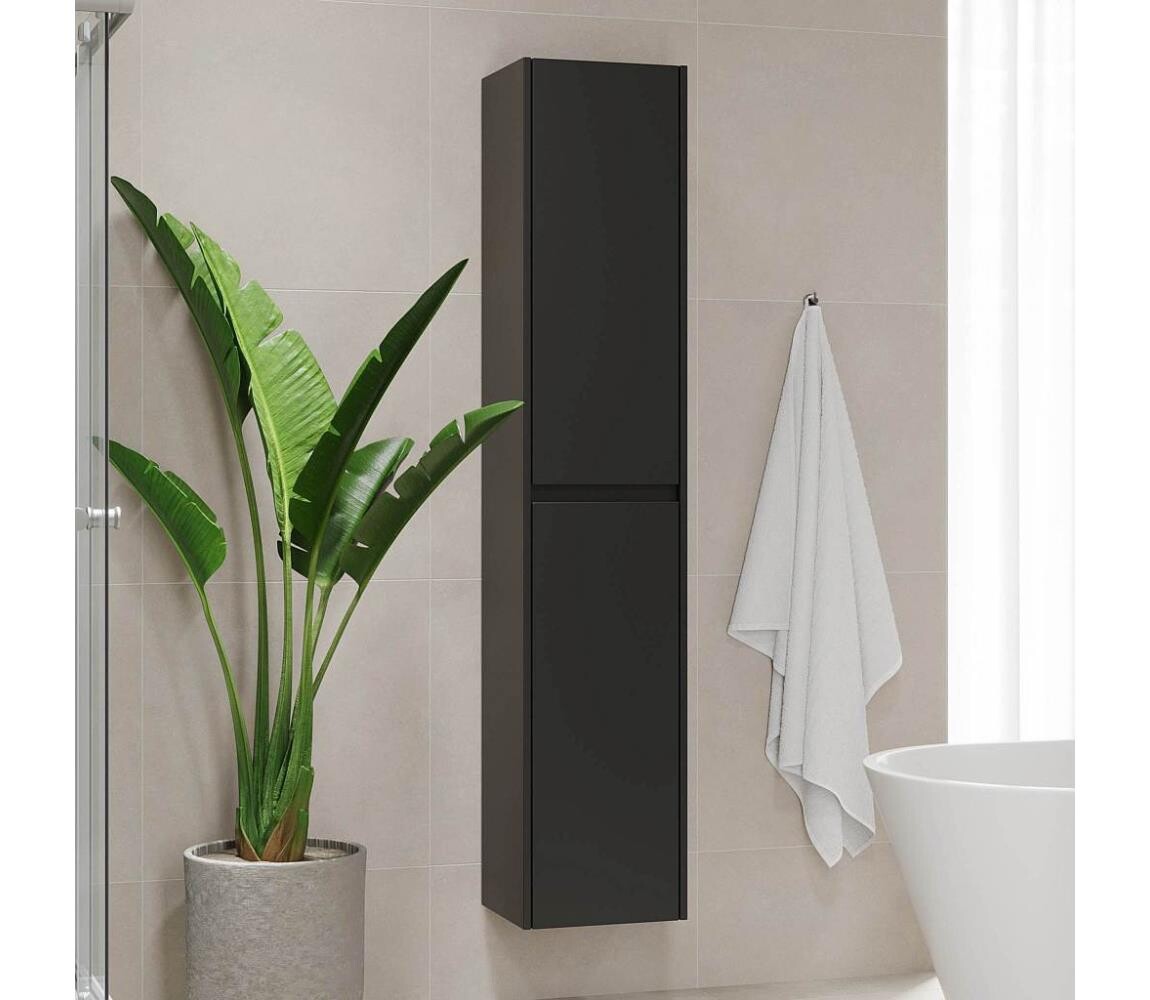 BATH DELUXE Koupelnová skříňka TRONDHEIM 174 cm černá 04-035-67-02-00