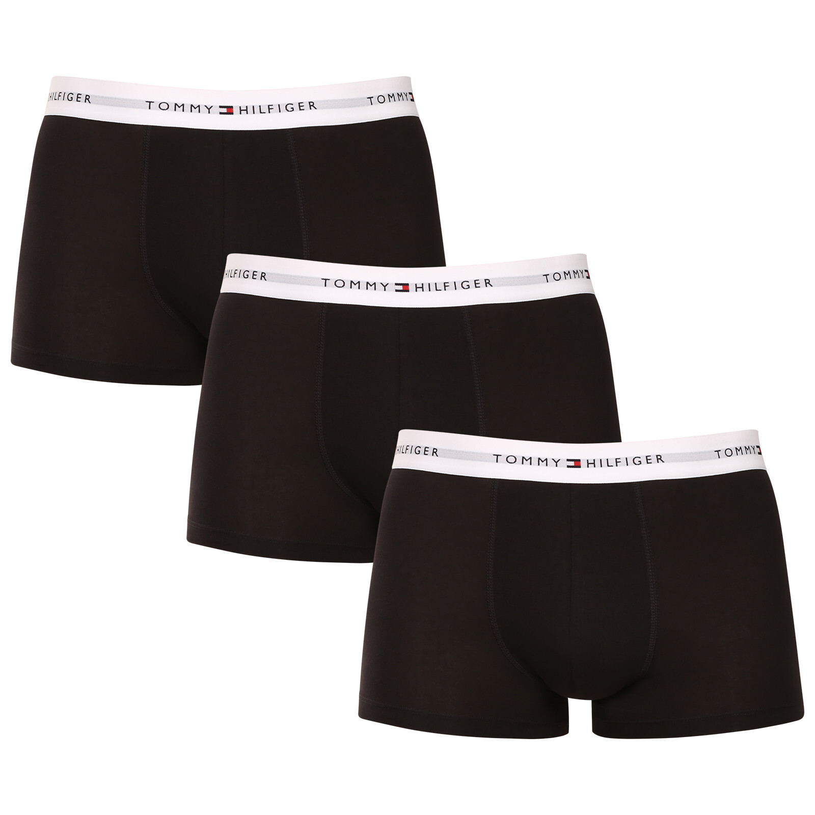 3PACK pánské boxerky Tommy Hilfiger černé (UM0UM02763 0WJ) XXL, trenky / trenýrky