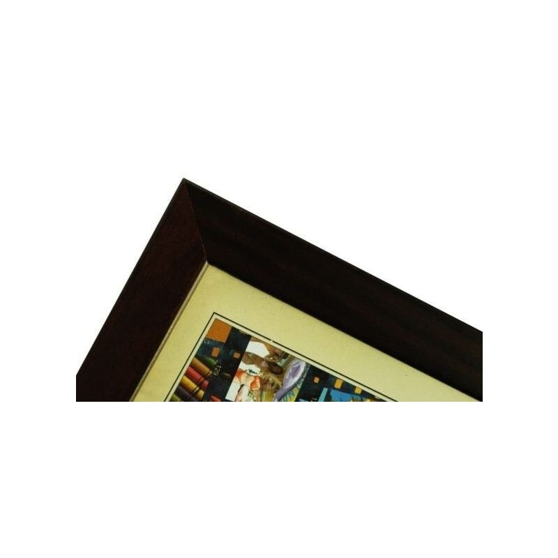 CODEX SLS rám 9x13 dřevo, tm.hnědá