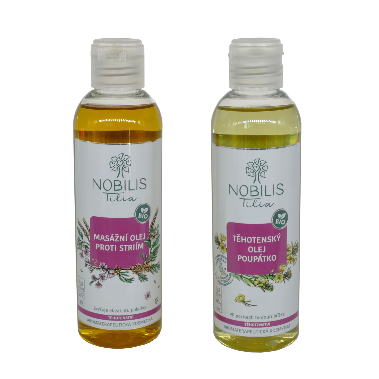 Sada péče o těhotné Nobilis  - prevence strií