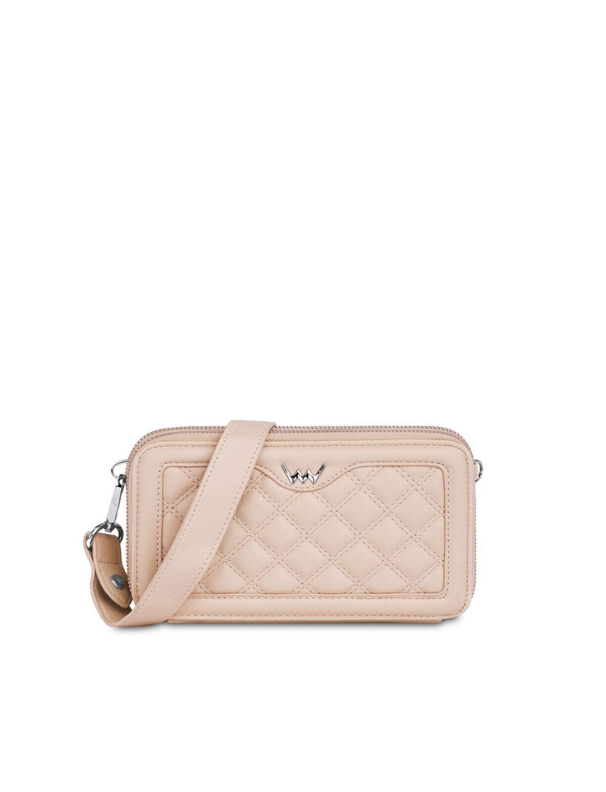 Akyra béžová crossbody peněženka