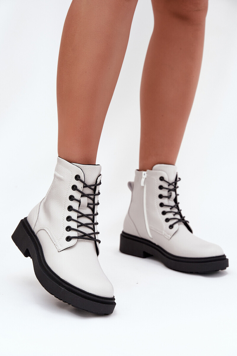 Dámské kotníkové kožené boty Sergio Leone