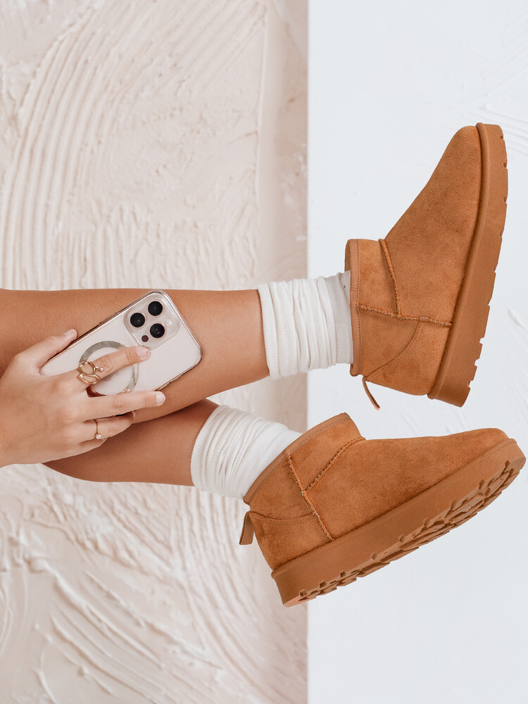 Dámské hnědé sněhule