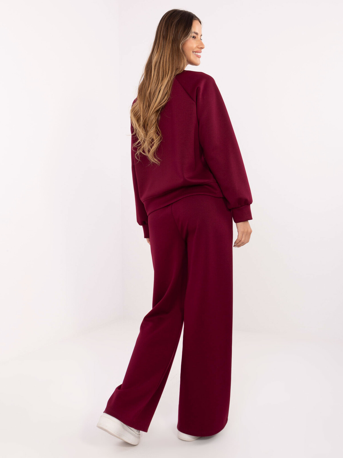 Bordový dámský komplet