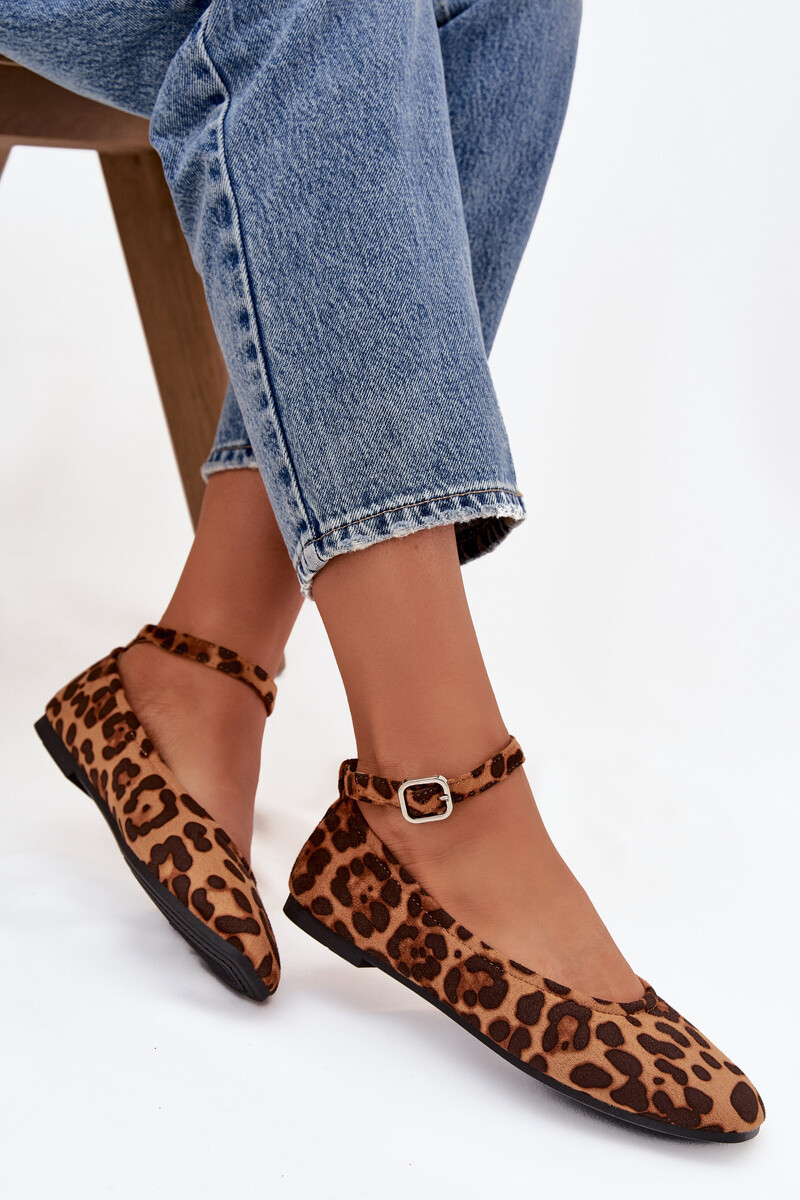 Dámské balerínky s řemínkem Panterka Janelor