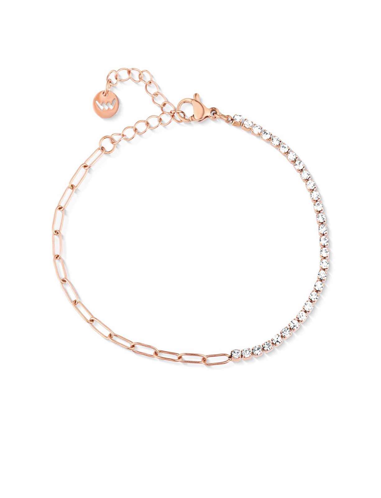 Náramek Lumisa z růžového zlata