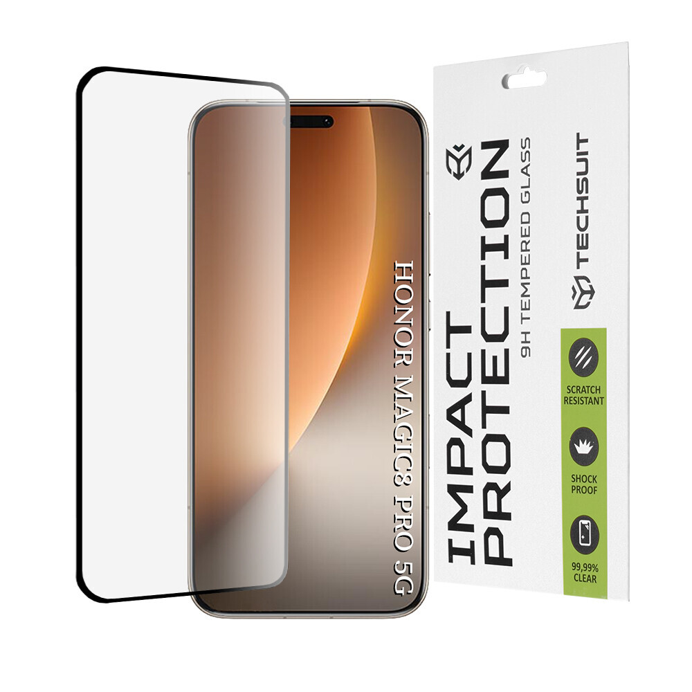 Ochranné sklo Techsuit 111D 3D na Honor Magic8 Pro černé
