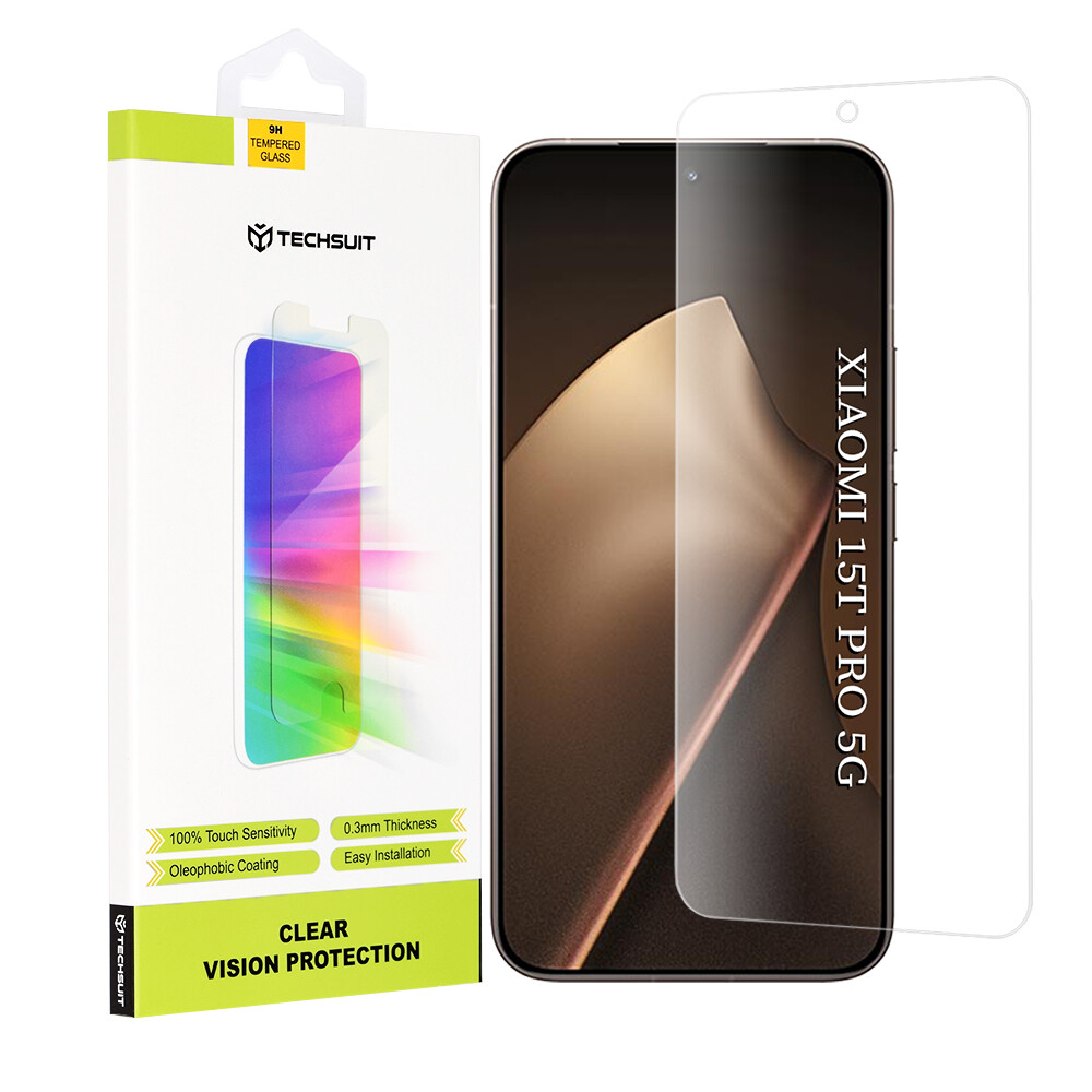Techsuit Clear Vision Glass Xiaomi 15T Pro průhledný