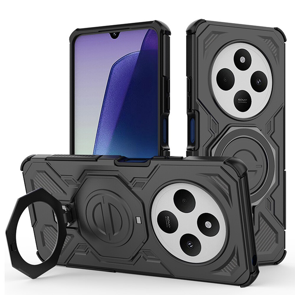 Techsuit Carbon Shield PRO pro Xiaomi Redmi 14C Poco C75 černá