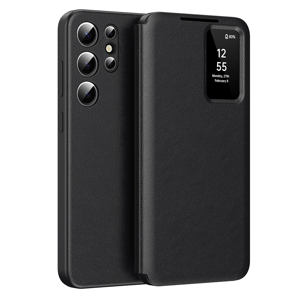 Techsuit SmartView Series pro Samsung Galaxy S23 Ultra černá