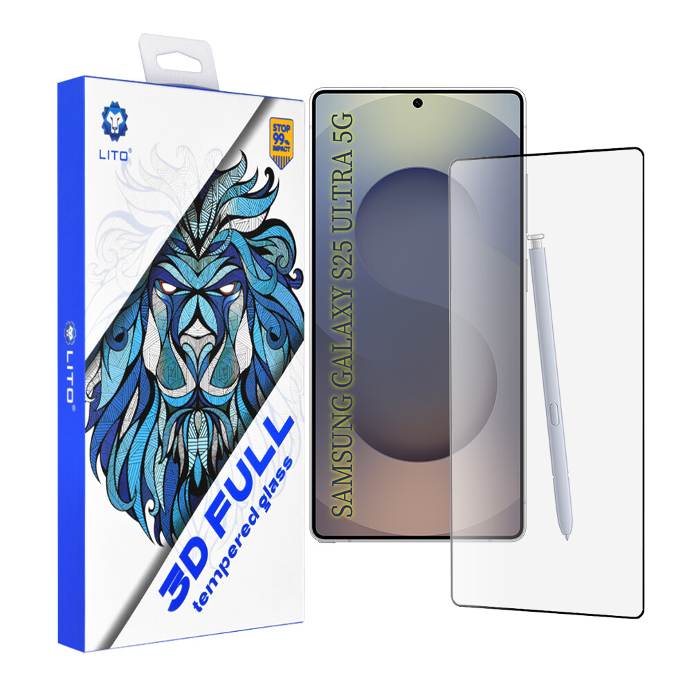 Lito 3D Full Cover pro Samsung Galaxy S25 Ultra černý