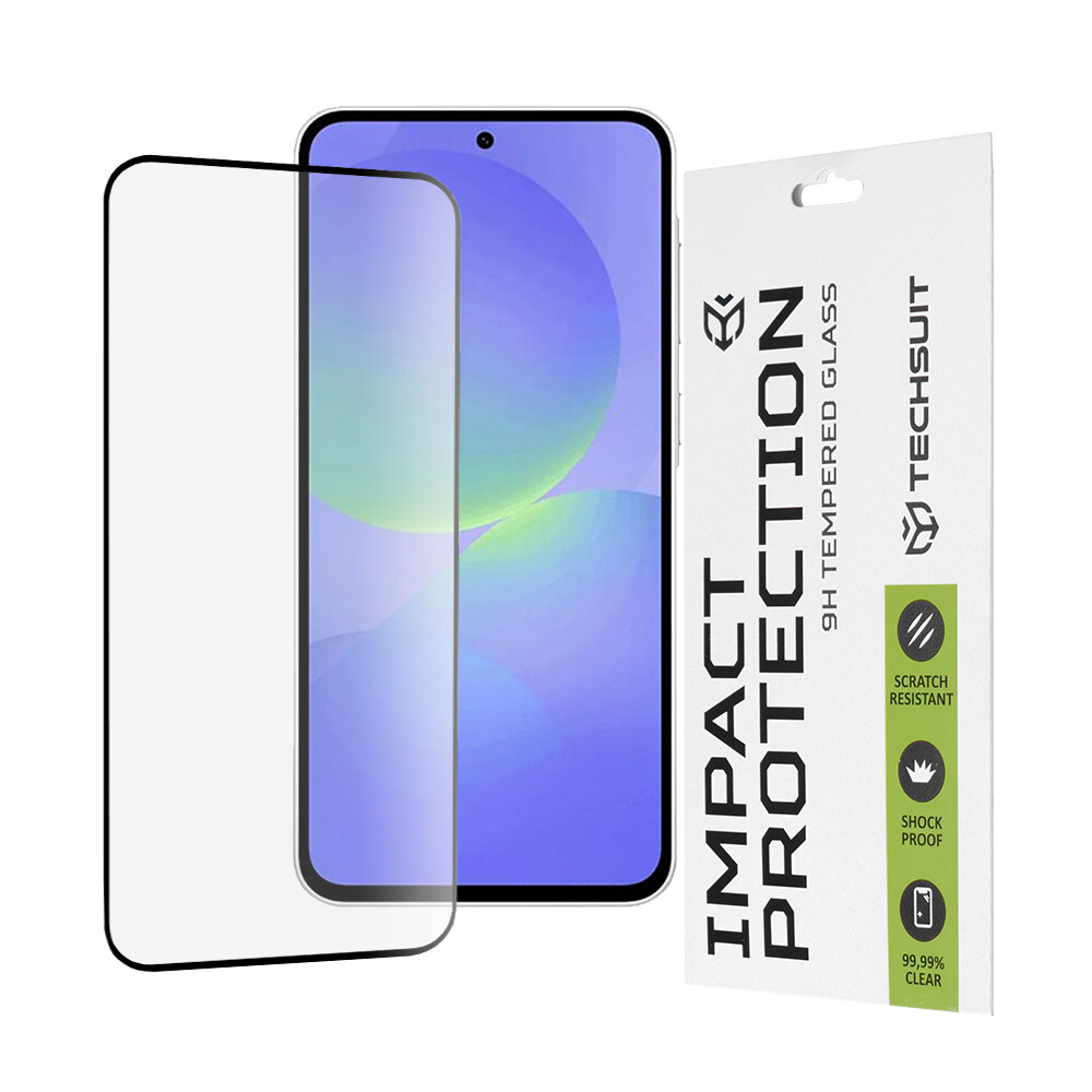 Ochranné sklo Techsuit 111D pro Samsung Galaxy A36 5G A56 5G černé