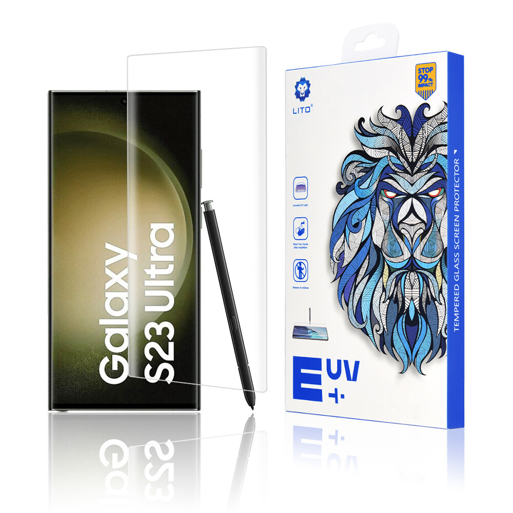 Lito 3D UV sklo Samsung Galaxy S23 Ultra čiré